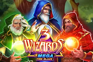 Playtech : Mega Fire Blaze: 3 Wizards - ADAGAMING168
