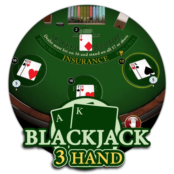 Blackjack 3 Hand - ADAGAMING168